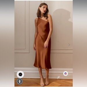 Jenny Yoo Bridesmaid Dress - Abby in Copper